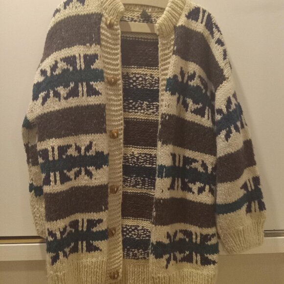 90's Ecuador Hippie Sweater - Picture 1 of 4